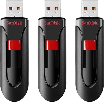 SanDisk Cruzer Glide 32GB, USB-A 2.0, 3er-Pack