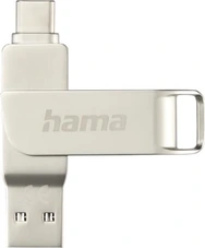 Hama C-Rotate Pro USB Stick 64GB, USB-A 3.0/USB-C 3.0