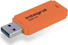 Integral Neon orange 32GB, USB-A 3.0