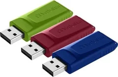 Verbatim Store 'n' Go Slider 16GB, USB-A 2.0, 3er-Pack
