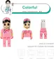 Diverse USB-Sticks Cartoon Krankenschwester rosa 32GB, USB-A 2.0