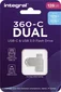Integral 360-C Dual 128GB, USB-A 3.0/USB-C 3.0