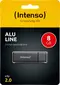 Intenso Alu Line anthrazit 8GB, USB-A 2.0