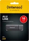 Intenso Alu Line anthrazit 16GB, USB-A 2.0