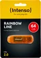 Intenso Rainbow Line 64GB, USB-A 2.0