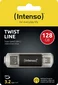 Intenso Twist Line 128GB, USB-A 3.0/USB-C 3.0