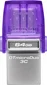 Kingston DataTraveler microDuo 3C G3 64GB, USB-A 3.0/USB-C 3.0