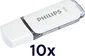 Philips Snow Edition 32GB, USB-A 2.0, 10er-Pack