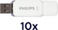 Philips Snow Edition 32GB, USB-A 2.0, 10er-Pack