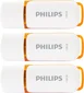 Philips Snow Edition 128GB, USB-A 2.0, 3er-Pack