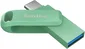 SanDisk Ultra Dual Drive Go USB Type-C Absinthe Green 256GB, USB-A 3.0/USB-C 3.0