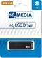 Verbatim MyMEDIA MyUSB 8GB, USB-A 2.0