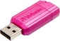 Verbatim Store 'n' Go PinStripe Hot Pink 64GB, USB-A 2.0