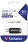Verbatim Store 'n' Go USB-C 64GB, USB-C 3.0
