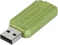 Verbatim Store 'n' Go PinStripe Eucalyptus Green 128GB, USB-A 2.0