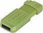 Verbatim Store 'n' Go PinStripe Eucalyptus Green 128GB, USB-A 2.0