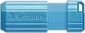 Verbatim Store 'n' Go PinStripe Caribbean Blue 128GB, USB-A 2.0