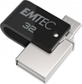 Emtec T262B Mobile & Go 32GB, USB-A 2.0/USB 2.0 Micro-B